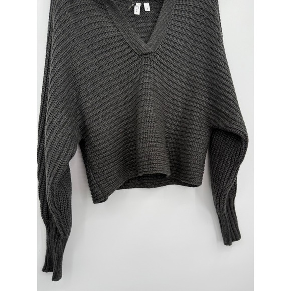 Sierra By Elan Women's Collard Slouchy Ribbed Knit Sweater Boho Casual Chic Sz S - Picture 6 of 10